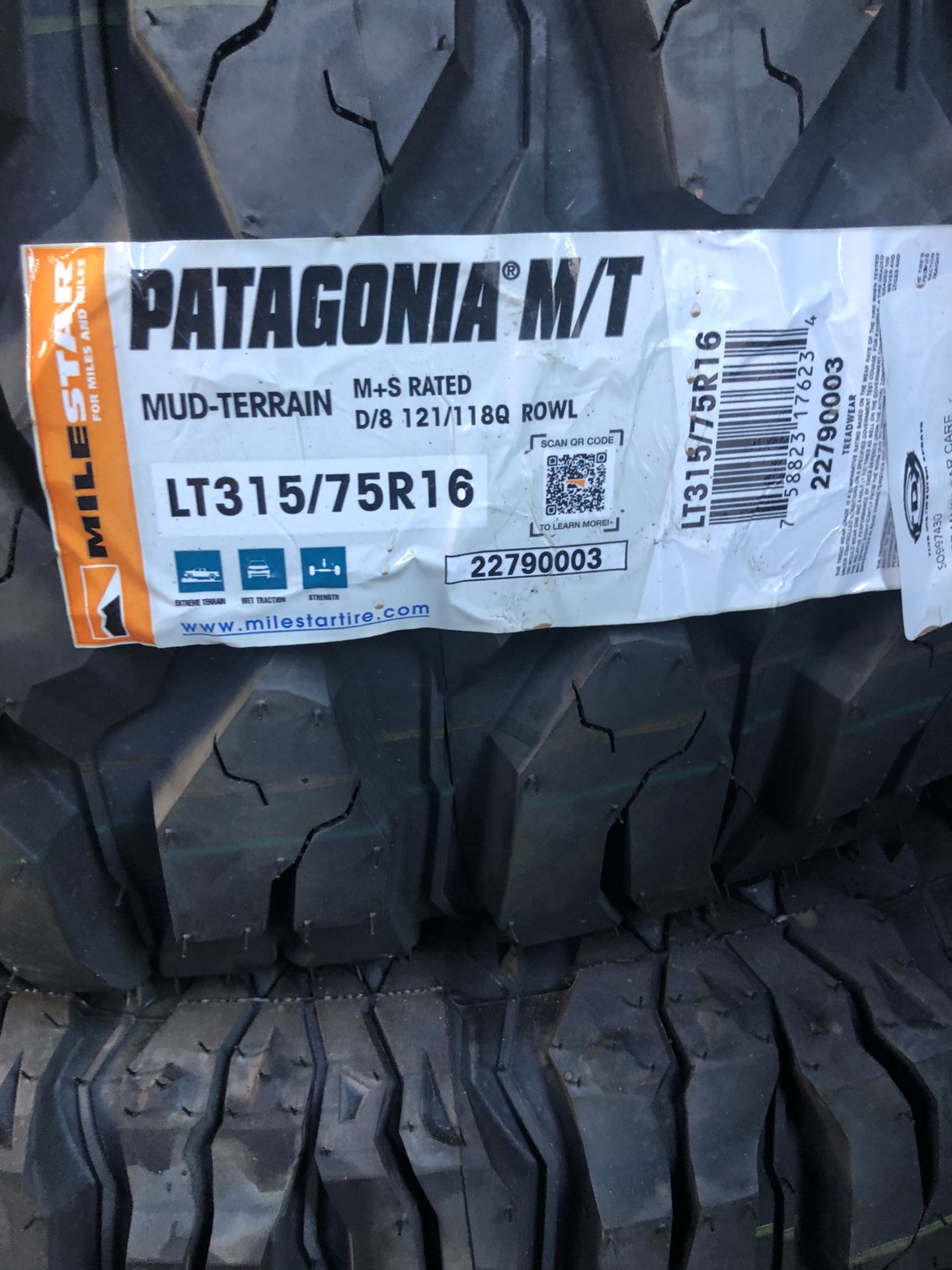 315-75-16 (35x12.50R16) MileStar Patagonia MT