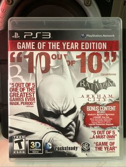 Batman: Arkham City Game of the Year - Sony PlayStation 3 (j.lz)