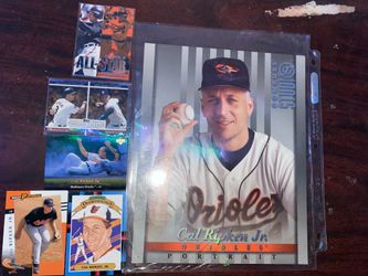Cal Ripken Jr. Baseball Card Lot w/ Large Donruss Studio Portrait Card