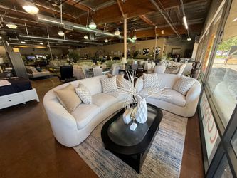 Sloped Armrests Sofa Living Room Furniture