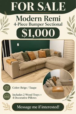 Modern Remi Sectional