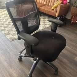 black office desk - lightly used 