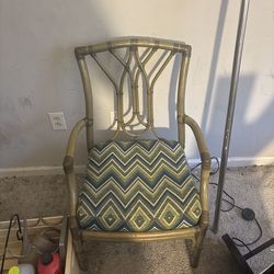 Sturdy Wicker Pattern Chair