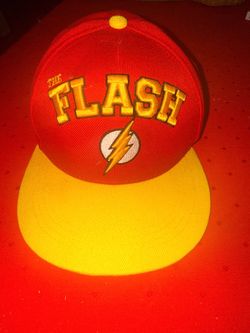 SIX FLAGS DC Comics Superhero FLASH (Adjustable Snap Back) Cap