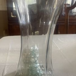 Vase W/Glass Beads