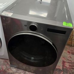 LG gas Dryer Stainless Steel Open Box $460