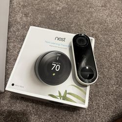 Nest learning thermostat and google door camera replacement units