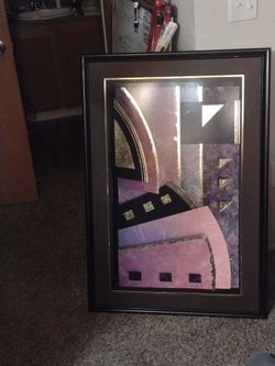 Framed Abstract Art Print