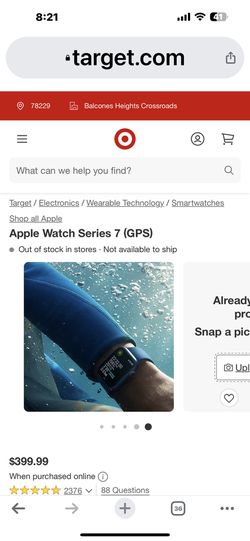 Apple Watch Series 7 (gps) : Target