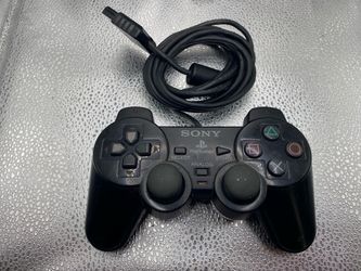 OEM Sony PlayStation 2 PS2 Black DualShock Analog Controller SCPH-10010 BROKEN L1