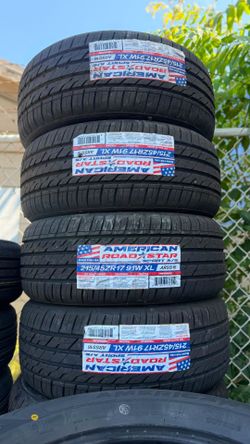 🎖️215 45 17 American Tires Con 50,000 millas de Garantía