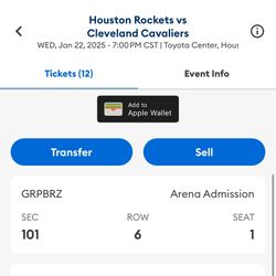 Rockets Vs Cavaliers