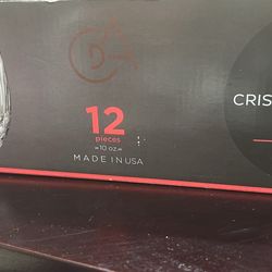 Cristal D'Arques Longchamp 10oz Stemless Wine Glass, Set of 12