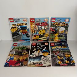 LEGO CITY EASY READER BOOKS