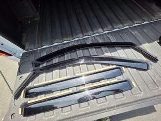 WeatherTech vent window deflectors  chevy sliverado