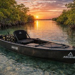 Ascend H12 Fishing Kayak – Seat, Paddles, Ready to Fish