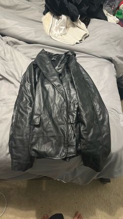 Black Leather Jacket - $20