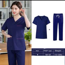 Unisex Scrub Set-Top and Pant Set (Standard Workwear Scrub Set)