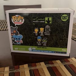 Funko Pop Simpson Halloween Itchy Et Scratchy 1267 Treehouse Of Horror