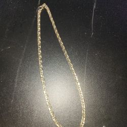 10k Tiger Eye Chain 