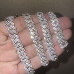 GRA Moissanite 925 Silver Chain