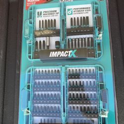 Makita ImpactX Driver Bit Set (100 Piece) – Nuevo