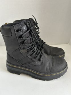 Dr.Martens Black Leather Boots Women’s Sz 6 Mens Sz 5