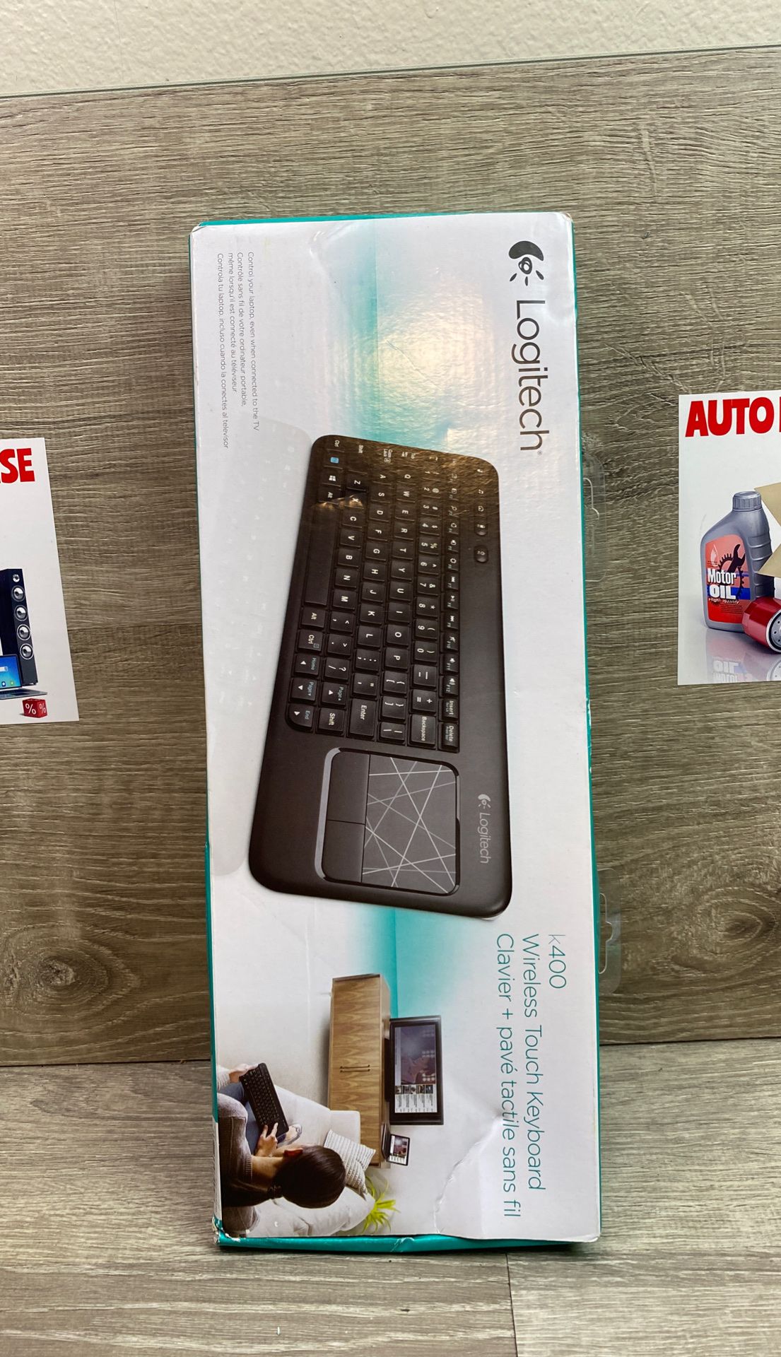 Logitech K400 Wireless Keyboard - Black New!