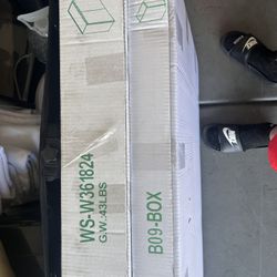 White Shaker Kitchen Cabinets $50 For Both 