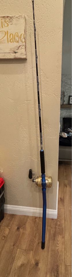 Shimano tiagra 50w with rod