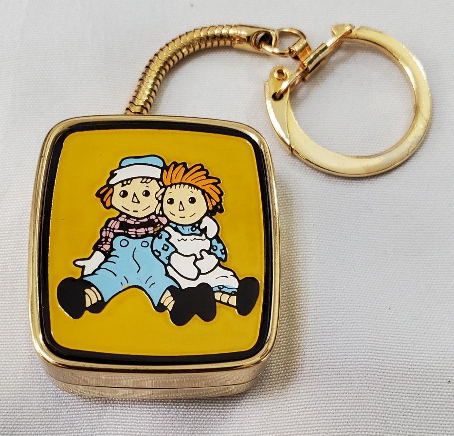 Raggedy Ann & Andy Sankyo Music Box RARE Design