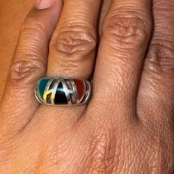 Sterling Silver Multi-Stone Ring