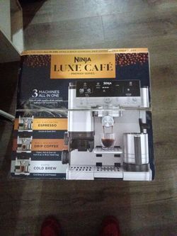 Nija Luxe cafe 3 machines in one Expresso drip coffee cold brew