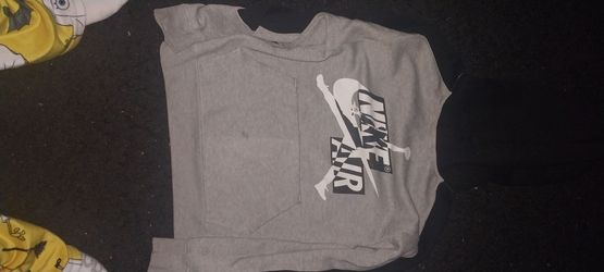Black and grey hoodie