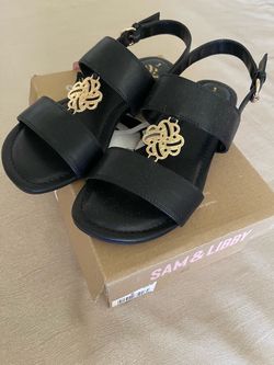 Sam & Libby Women’s Black Sandals - Size 9