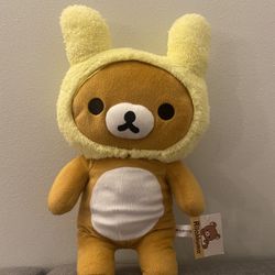 Rilakkuma Bunny Bear Stuffed Animal Doll Plushies New