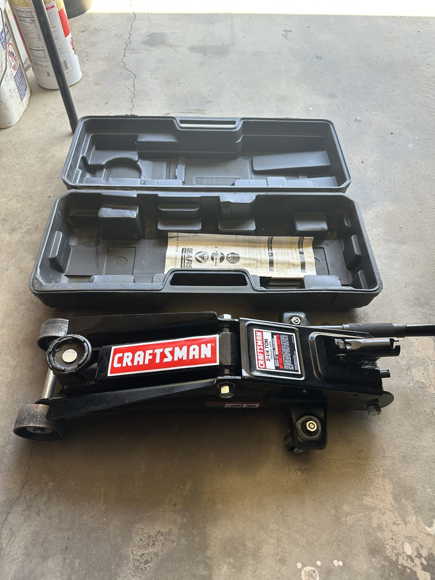Craftsman 2 1/4 Ton Hydraulic Jack