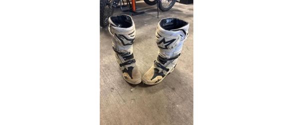 Alpinestars Tech 10 Motocross Boots - White - Size 8
