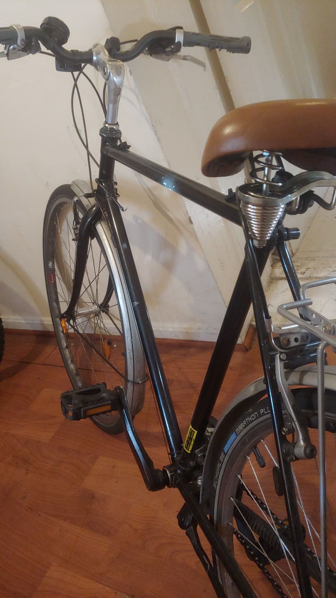 Bike with rack