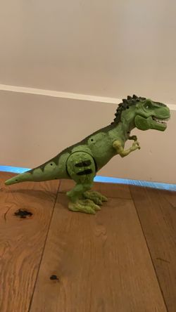 green gigantosaurus toy