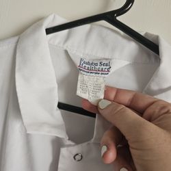 White Lab Coat Sixe XL Unisex 