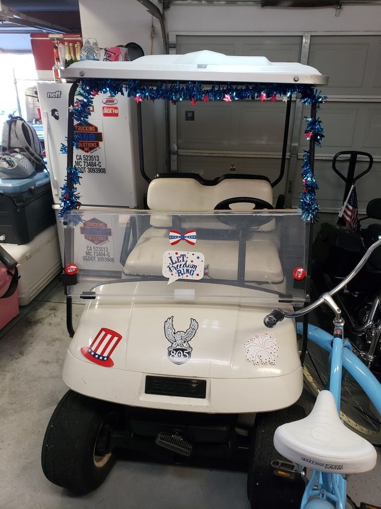 EZ Golf Cart for sale or trade for pool tabke