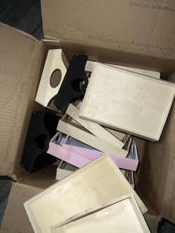 Box Of Trays With Random Shapes