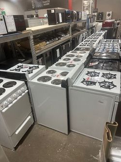 Gas and Electric Stoves - Discounted Prices