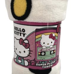 Hello Kitty Super Plush Throw Blanket