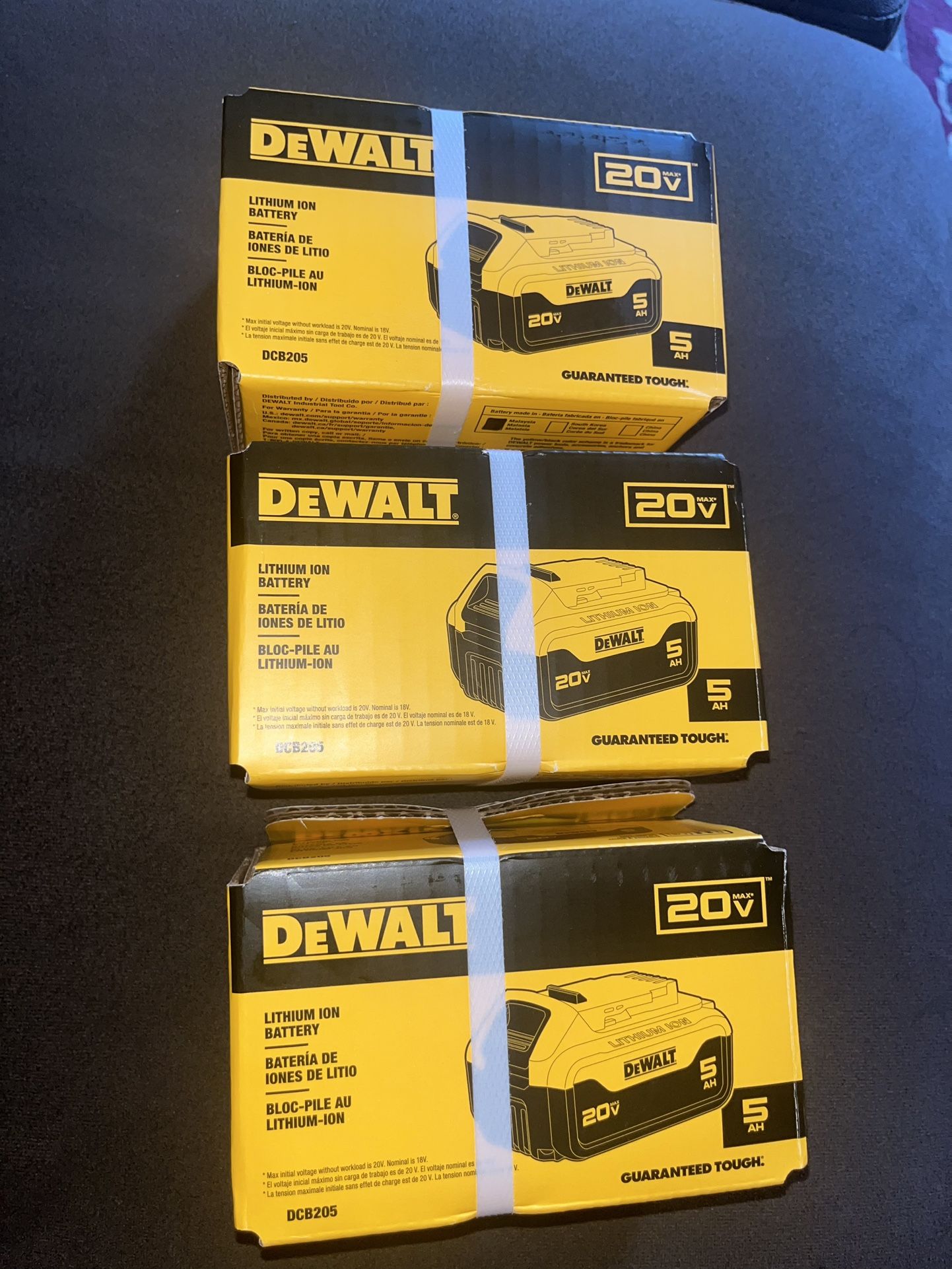 DEWALT 20 VOLT 5.0 AH BATTERY