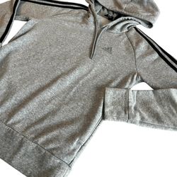 Grey Adidas Women’s Hoodie with Pockets