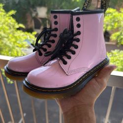 Crisp Toddlers Pink Dr. Martens Boots Size 12