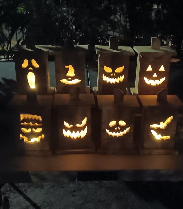 Handcrafted Jack O Lanterns