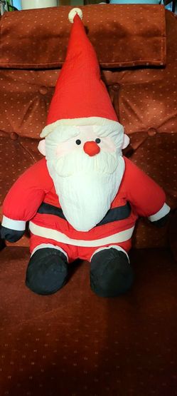 Vintage Puffy Pluffy Santa 